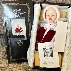 Knowles Doll in Red and White Outfit